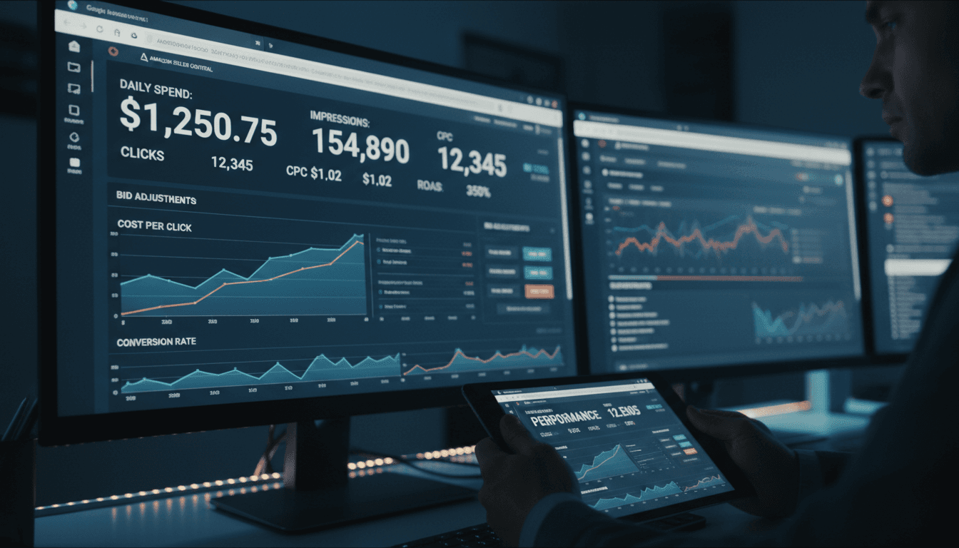 PPC advertising campaign management and performance analytics