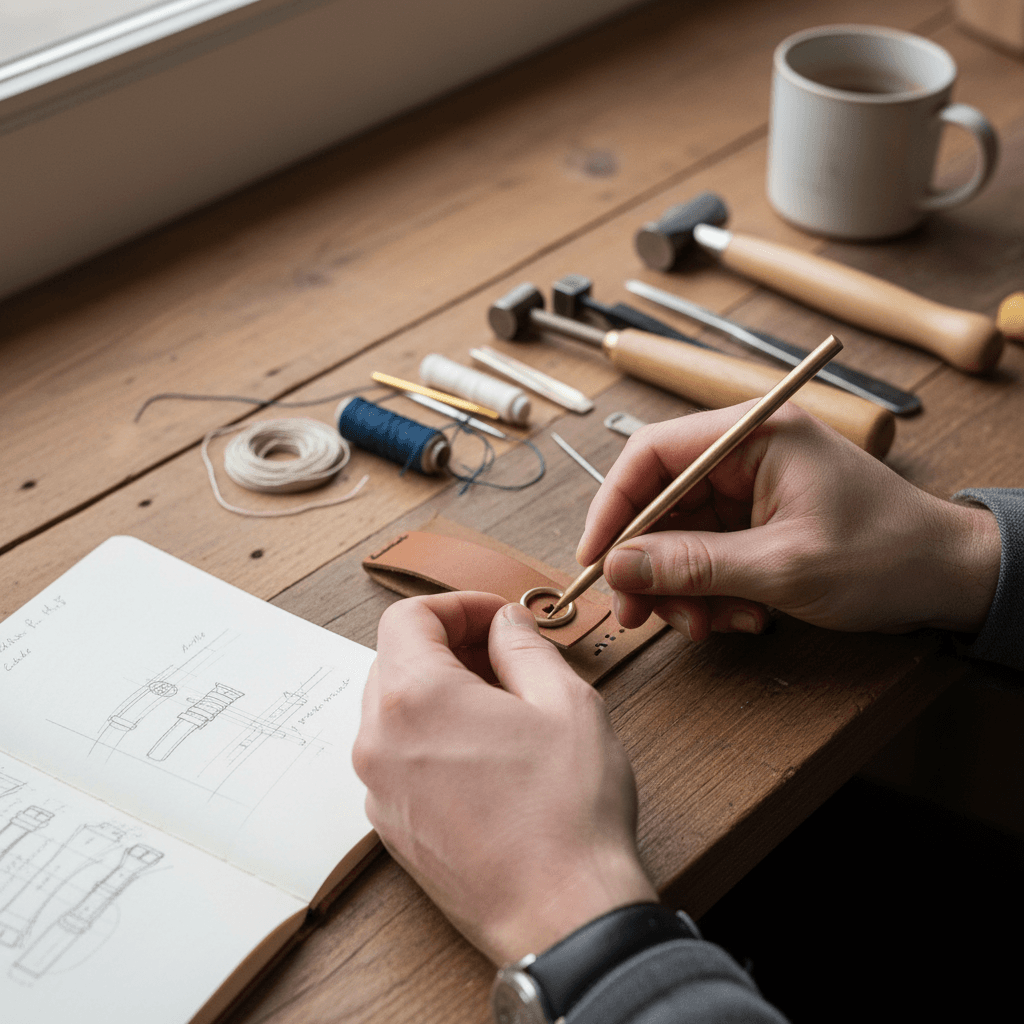Hands inspecting product quality during supplier validation process