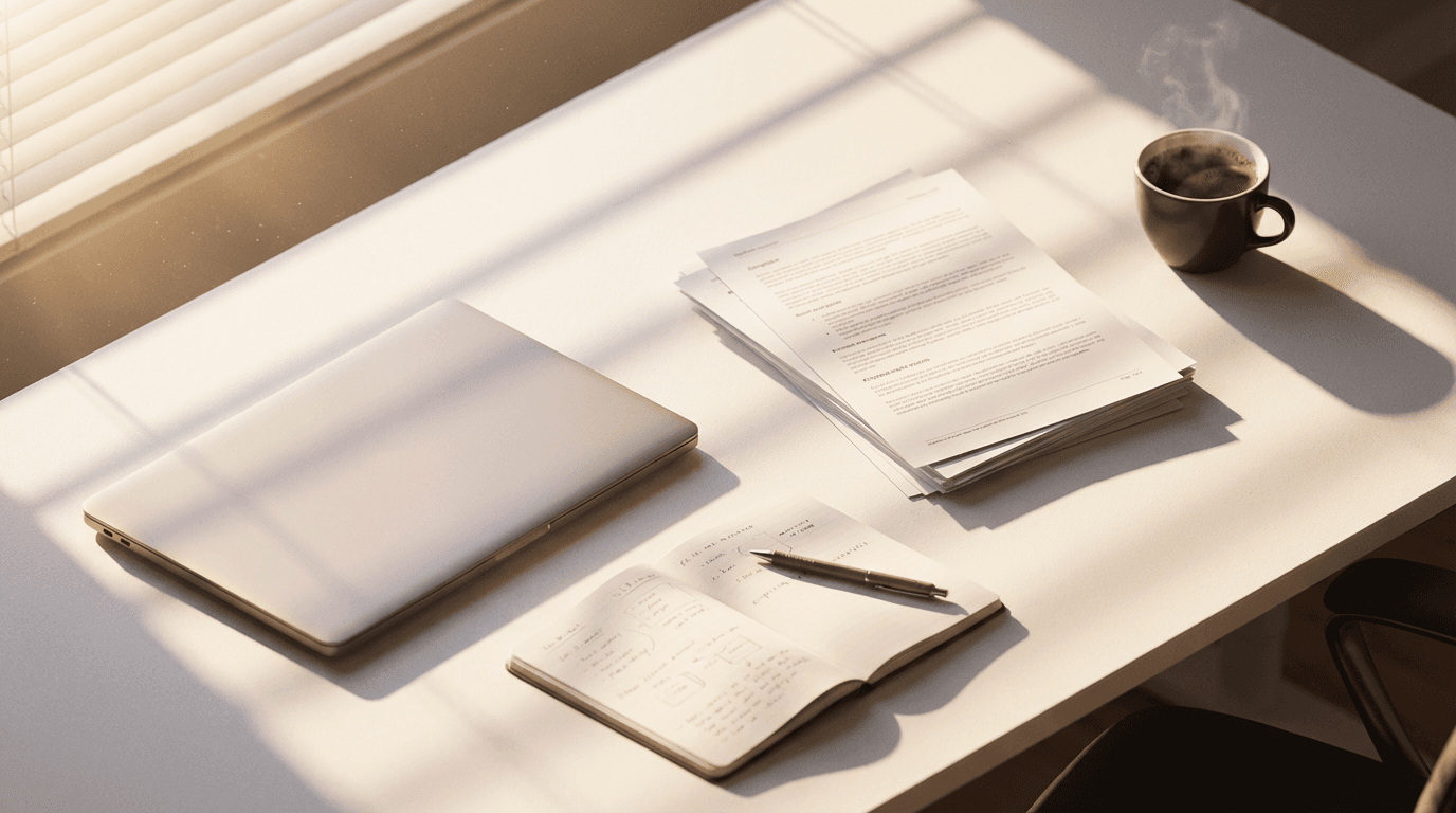 Printed product research analysis with handwritten validation notes